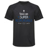 Maillot de Sport Homme pour Responsable Super - T-Shirt Respirant Polyester Manches Courtes - Cadeau Sportif Anniversaire Noël Fête des Pères