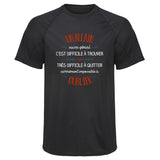 Maillot de Sport Homme pour Un Allain Aussi Genial - T-Shirt Respirant Polyester Manches Courtes - Cadeau Sportif Anniversaire Noël Fête des Pères