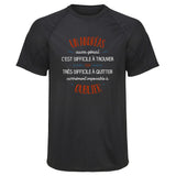 Maillot de Sport Homme pour Un Andreas Aussi Genial - T-Shirt Respirant Polyester Manches Courtes - Cadeau Sportif Anniversaire Noël Fête des Pères