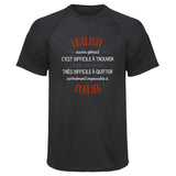 Maillot de Sport Homme pour Un Claude Aussi Genial - T-Shirt Respirant Polyester Manches Courtes - Cadeau Sportif Anniversaire Noël Fête des Pères