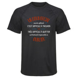 Maillot de Sport Homme pour Un Commercial Aussi Genial - T-Shirt Respirant Polyester Manches Courtes - Cadeau Sportif Anniversaire Noël Fête des Pères