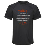 Maillot de Sport Homme pour Un Djibril Aussi Genial - T-Shirt Respirant Polyester Manches Courtes - Cadeau Sportif Anniversaire Noël Fête des Pères