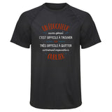 Maillot de Sport Homme pour Un Educateur Aussi Genial - T-Shirt Respirant Polyester Manches Courtes - Cadeau Sportif Anniversaire Noël Fête des Pères