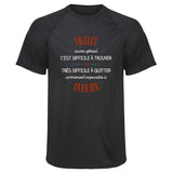Maillot de Sport Homme pour Un Eloi Aussi Genial - T-Shirt Respirant Polyester Manches Courtes - Cadeau Sportif Anniversaire Noël Fête des Pères