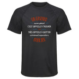 Maillot de Sport Homme pour Un Gaspard Aussi Genial - T-Shirt Respirant Polyester Manches Courtes - Cadeau Sportif Anniversaire Noël Fête des Pères