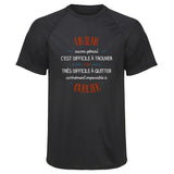 Maillot de Sport Homme pour Un Ilan Aussi Genial - T-Shirt Respirant Polyester Manches Courtes - Cadeau Sportif Anniversaire Noël Fête des Pères