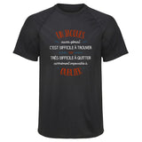 Maillot de Sport Homme pour Un Jacques Aussi Genial - T-Shirt Respirant Polyester Manches Courtes - Cadeau Sportif Anniversaire Noël Fête des Pères
