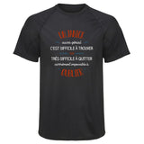 Maillot de Sport Homme pour Un Janick Aussi Genial - T-Shirt Respirant Polyester Manches Courtes - Cadeau Sportif Anniversaire Noël Fête des Pères