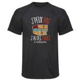 Maillot de Sport Homme Restauration de Livres Copie Jpeux Pas - T-Shirt Respirant Polyester Manches Courtes - Cadeau Sportif Anniversaire Noël Fête des Pères