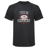 Maillot de Sport Homme Rugby Copie Jpeux Pas - T-Shirt Respirant Polyester Manches Courtes - Cadeau Sportif Anniversaire Noël Fête des Pères
