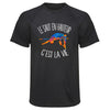 Maillot de Sport Homme Saut en Hauteur Cest la Vie - T-Shirt Respirant Polyester Manches Courtes - Cadeau Sportif Anniversaire Noël Fête des Pères