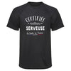 Maillot de Sport Homme Serveuse - T-Shirt Respirant Polyester Manches Courtes - Cadeau Sportif Anniversaire Noël Fête des Pères