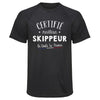 Maillot de Sport Homme Skippeur - T-Shirt Respirant Polyester Manches Courtes - Cadeau Sportif Anniversaire Noël Fête des Pères