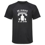 Maillot de Sport Homme sous Estimer Gym 1 Quarantenaire Homme - T-Shirt Respirant Polyester Manches Courtes - Cadeau Sportif Anniversaire Noël Fête des Pères