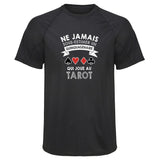 Maillot de Sport Homme Tarot Copie Quinquagenaire Homme - T-Shirt Respirant Polyester Manches Courtes - Cadeau Sportif Anniversaire Noël Fête des Pères