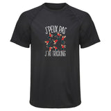 Maillot de Sport Homme Tricking Copie Jpeux Pas - T-Shirt Respirant Polyester Manches Courtes - Cadeau Sportif Anniversaire Noël Fête des Pères