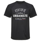 Maillot de Sport Homme Urbaniste - T-Shirt Respirant Polyester Manches Courtes - Cadeau Sportif Anniversaire Noël Fête des Pères