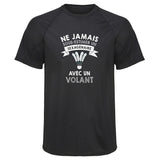 Maillot de Sport Homme Volant Sexagenaire Homme - T-Shirt Respirant Polyester Manches Courtes - Cadeau Sportif Anniversaire Noël Fête des Pères
