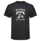Maillot de Sport Homme VTT Sexagenaire Homme - T-Shirt Respirant Polyester Manches Courtes - Cadeau Sportif Anniversaire Noël Fête des Pères