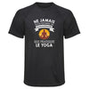 Maillot de Sport Homme Yoga Copie Quarantenaire Homme - T-Shirt Respirant Polyester Manches Courtes - Cadeau Sportif Anniversaire Noël Fête des Pères