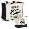 Cabas homme ou femme sac plage ou shopping tote bag pochette trousse Idée cadeau original pour anniversaire Noël travail départ retraite collègue famille fete des mères fetes des pères papa maman mamie papi
