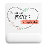 Tapis de souris ergonomique avec repose-poignet, accessoire bureau pour femme et homme, fête des pères, cadeau pas cher, idée cadeau fête des mères, secret santa, départ à la retraite, télétravail et gaming