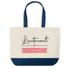 Sac de shopping bleu Lieutenant en Vacances