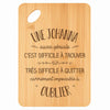 Planche bambou gravée personnalisée femme idée cadeau Fête des Mères apéro 30×20 prénom cuisine plateau fromage anniversaire noel maman mamie