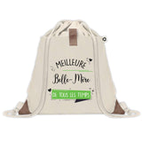Sac à dos avec pochette Meilleure Belle-Mère de tous les temps