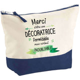 Pochette Trousse Fête des Mères Fêtes des Pères Mamie Papi Famille Idée Cadeau anniversaire Noël Travail Boulot Métier Départ Retraite Collègue Femme Homme