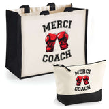 Cabas homme ou femme sac plage ou shopping tote bag pochette trousse Idée cadeau original pour anniversaire Noël travail départ retraite collègue famille fete des mères fetes des pères papa maman mamie papi