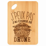Planche bambou gravée personnalisée femme homme idée cadeau Fête des Mères Fête des Pères apéro papa maman prénom cuisine plateau fromage
