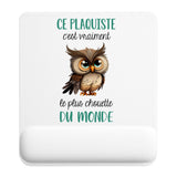 Tapis de souris ergonomique avec repose-poignet, accessoire bureau pour femme et homme, fête des pères, cadeau pas cher, idée cadeau fête des mères, secret santa, départ à la retraite, télétravail et gaming