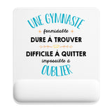 Tapis de souris ergonomique avec repose-poignet, accessoire bureau pour femme et homme, fête des pères, cadeau pas cher, idée cadeau fête des mères, secret santa, départ à la retraite, télétravail et gaming