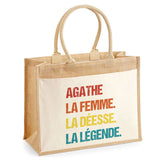 Sac Fête des Mères Mamie MAman Soeur Femme Famille Idée Cadeau anniversaire Noël Travail Boulot Métier Départ Retraite Collègue Femme cabas shopping plage