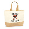 Sac Jute Fête des Mères Fêtes des Pères Mamie Papi Famille Idée Cadeau anniversaire Noël Travail Boulot Métier Départ Retraite Collègue Femme Homme