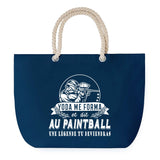 Sac de plage Bleu anse corde Paintball Légende Humour Geek