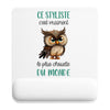 Tapis de souris ergonomique avec repose-poignet, accessoire bureau pour femme et homme, fête des pères, cadeau pas cher, idée cadeau fête des mères, secret santa, départ à la retraite, télétravail et gaming