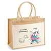 Sac Fête des Mères Mamie Famille Idée Cadeau anniversaire Noël Travail Boulot Métier Départ Retraite Collègue Femme cabas shopping plage Homme Papa Papi Pères Frère