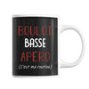 Mug Basse C'est ma Routine - Planetee