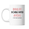 Mug Double Dutch C'est ma Routine Blanc - Planetee