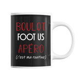 Mug Foot US C'est ma Routine - Planetee