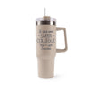 Mug isotherme Beige Amandine Une Super Collègue