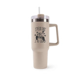 Mug isotherme Beige Quad Sportif J'peux pas