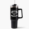 Mug isotherme Noir Papy Superwoman