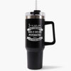 Mug isotherme Noir Psychiatre Superwoman