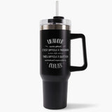 Mug isotherme Noir Un Amour aussi génial