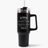 Mug isotherme Noir Un Pianiste aussi génial