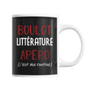 Mug Littérature C'est ma Routine - Planetee