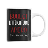 Mug Littérature C'est ma Routine - Planetee